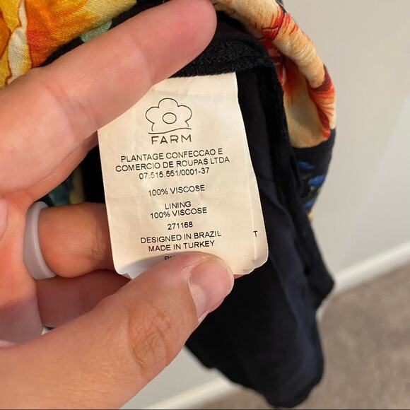 Farm Rio Anthropologie Smocked Floral Mini Dress SP - Picture 7 of 15